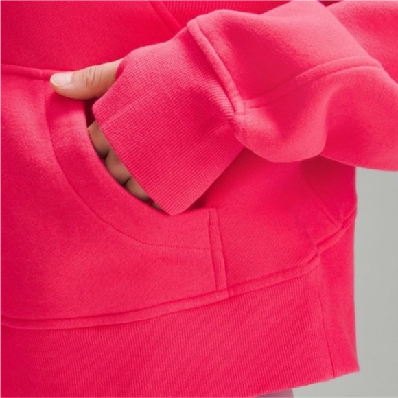 Lululemon Scuba Oversized Half Zip Hoodie in Lipgloss Lip Gloss Size M/L - Picture 3 of 9